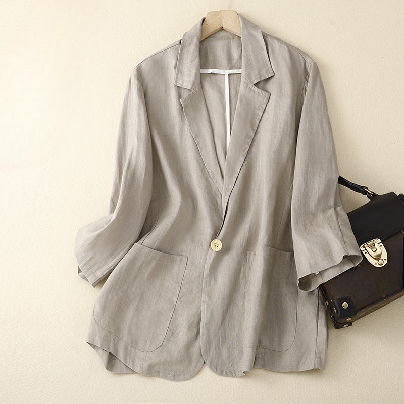 Tilde | Linen Blazer