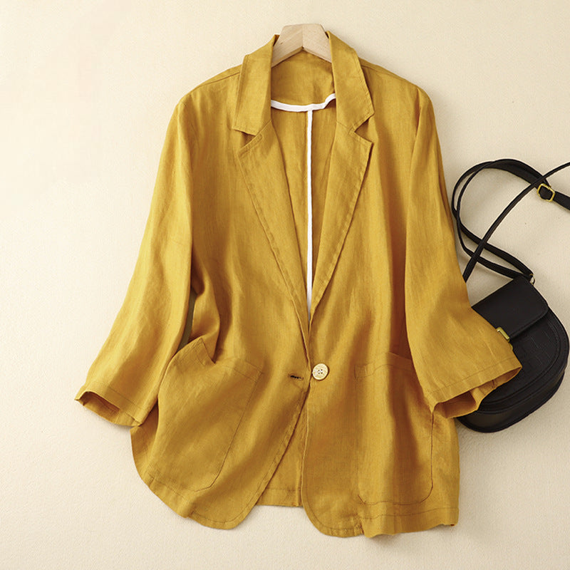 Tilde | Linen Blazer