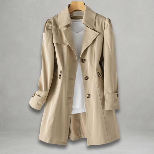 Alice | Lätt Trenchcoat för Tidlös Elegans