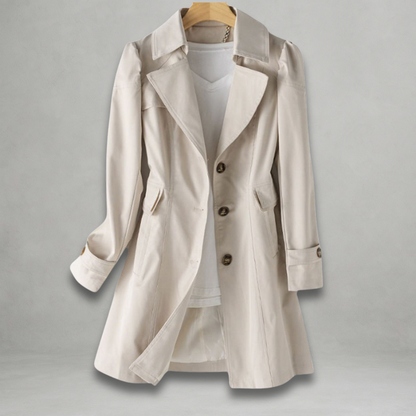 Alice | Lätt Trenchcoat för Tidlös Elegans