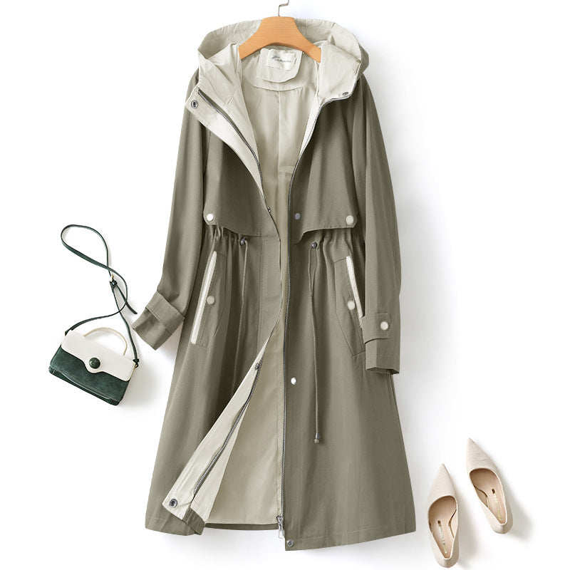 Tyra | Elegant Vindfångande Trenchcoat