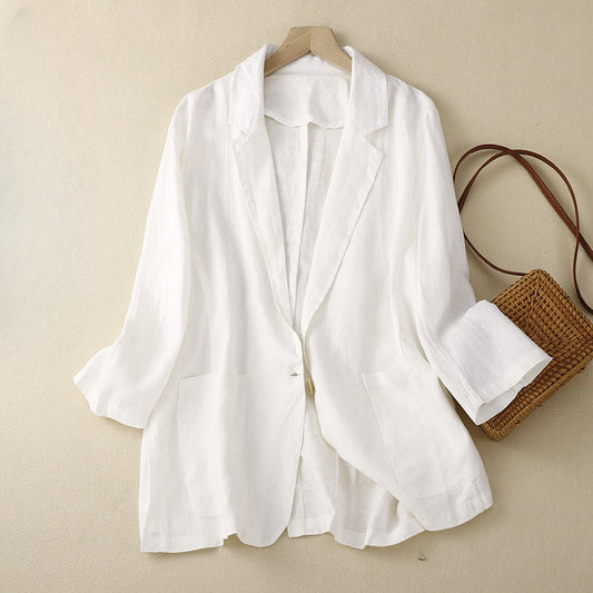 Tilde | Linen Blazer